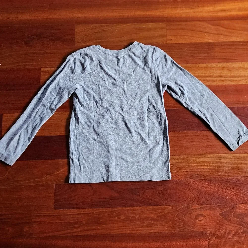 Star Wars Storm Trooper Gray Long Sleeve Jersey Size 7X